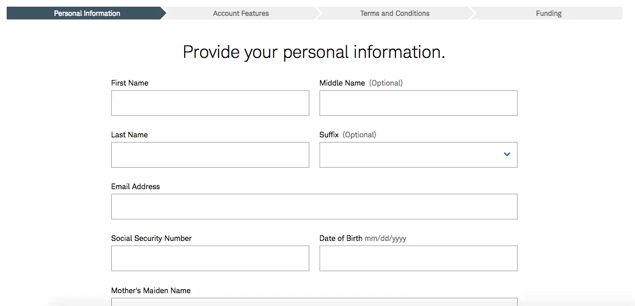 Start Investing with Charles Schwab - Complete Form