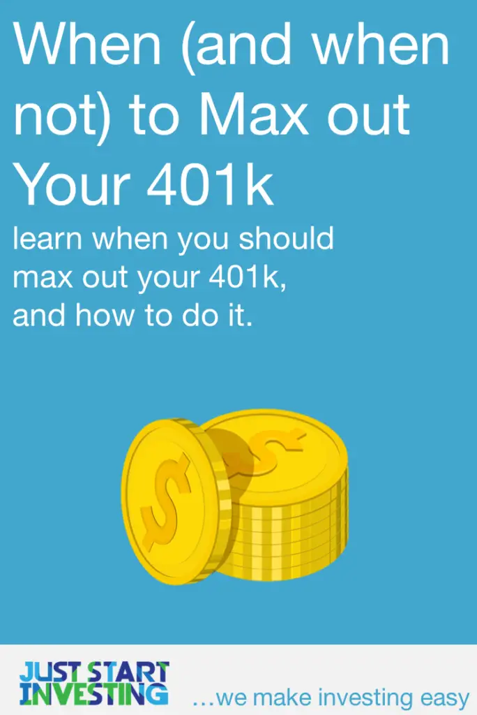 When to Max Out 401k - Pinterest