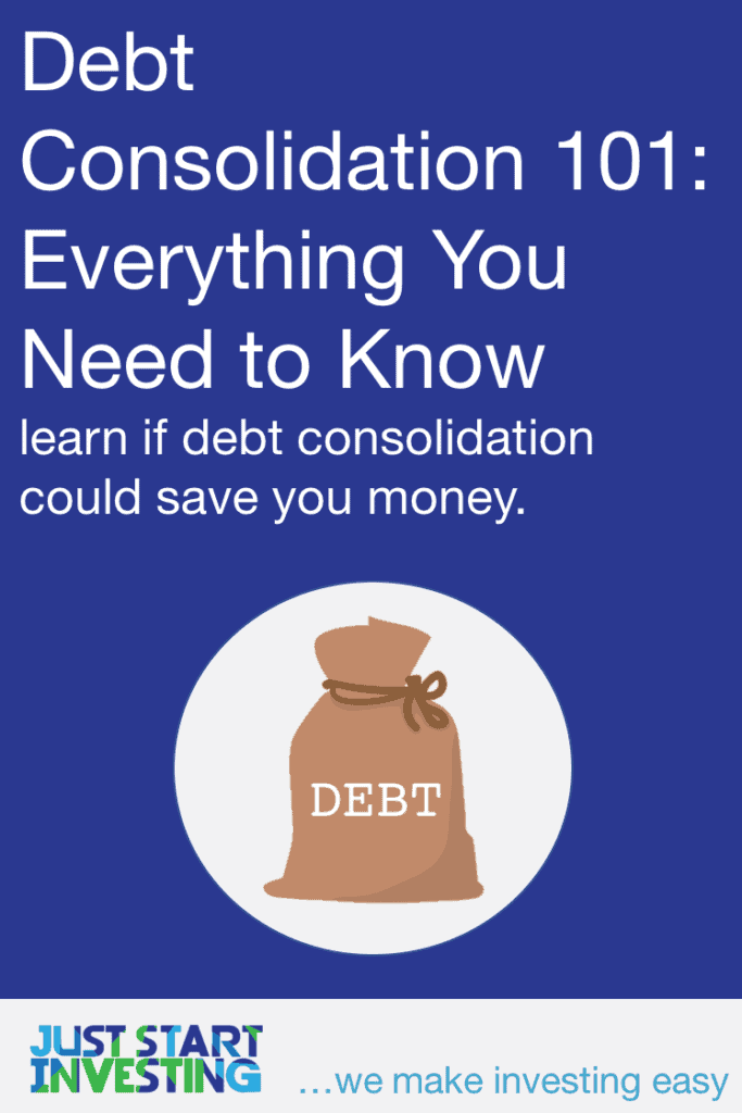 Debt Consolidation 101 - Pinterest