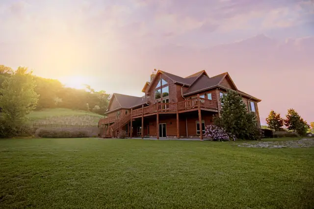 house and grass