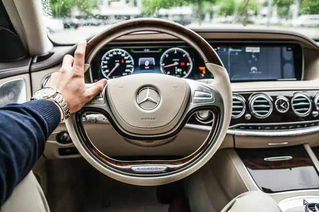 interior of a car