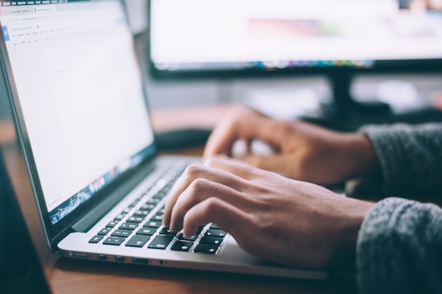 How to Make Money Blogging: My Best Tip 2 typing on a laptop
