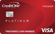 Credit One Bank Platinum Premier Cash Back Rewards