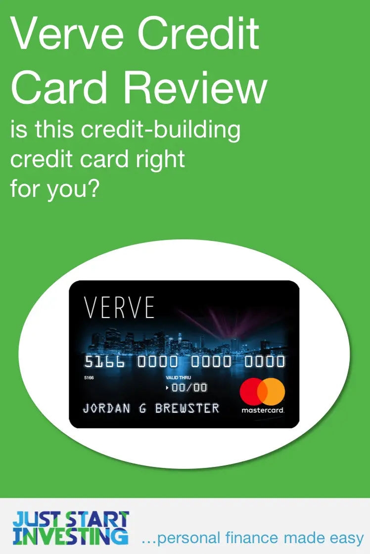 Verve Credit Card Review A Credit Building Card