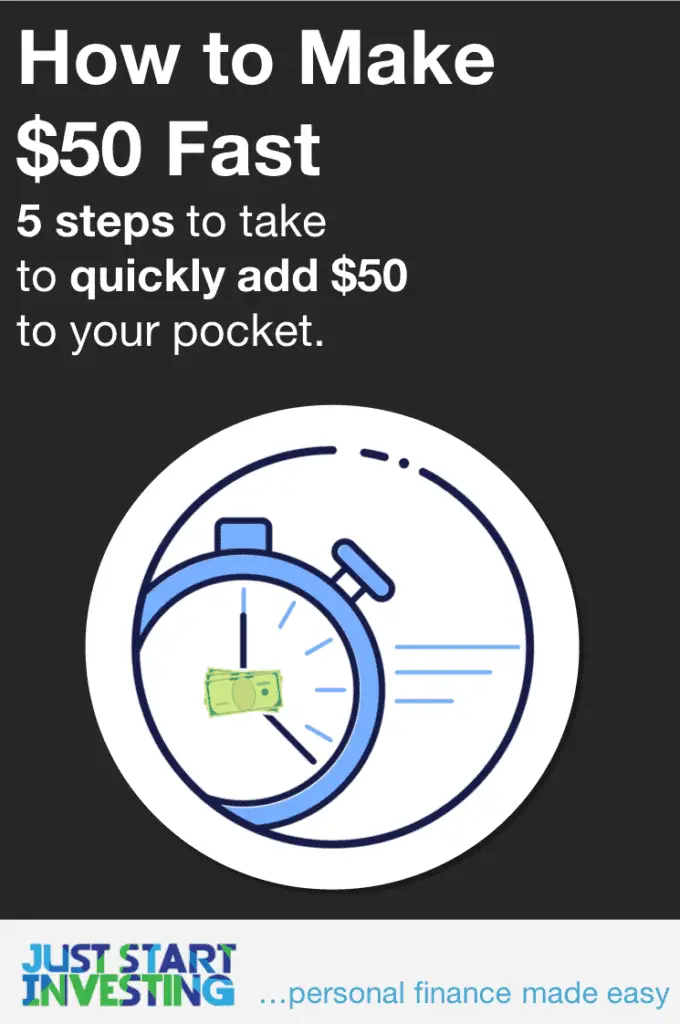 How to Make 50 dollars Fast - Pinterest