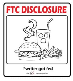 Privacy Policy / Disclaimers 1 FTC Disclosure - Food