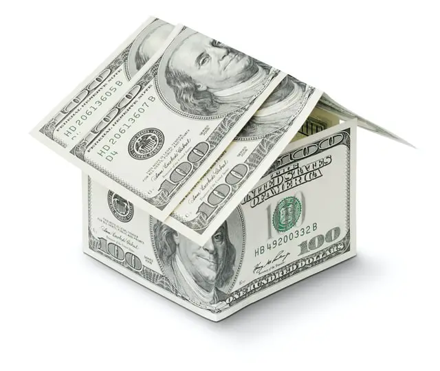 hundred dollar bills house