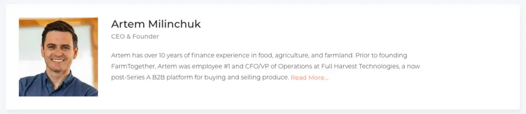 FarmTogether Review: How to Invest in Farmland 4 FarmTogether EO Artem Milinchuk