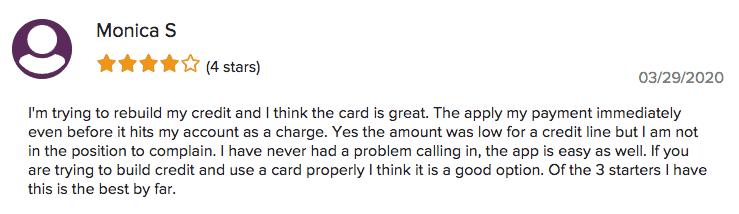 First Savings Credit Card Review 4 Stars