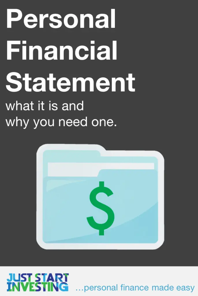 Personal Financial Statement - Pinterest