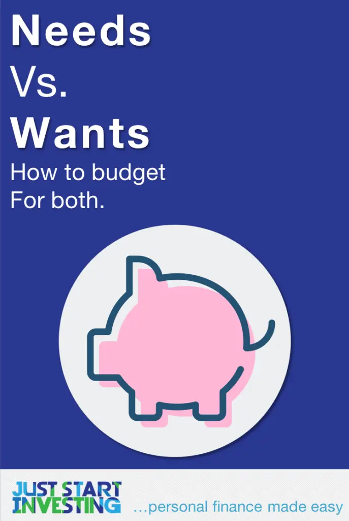 Needs vs Wants: Building a Budget for Both 1 Needs vs Wants - Pinterest