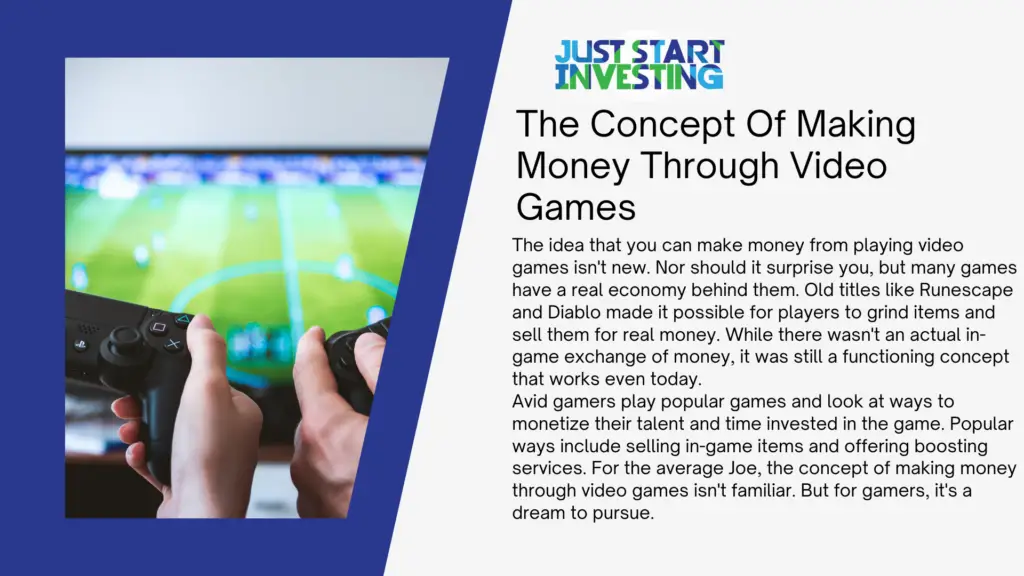 The Concept Of Making Money Through Video Games