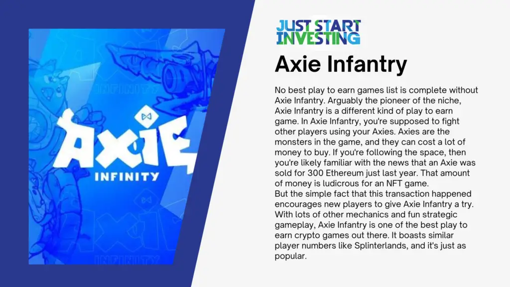 Best Play To Earn Games 1 Play to earn games