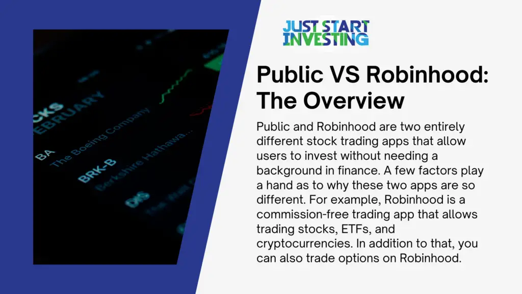 Public Vs Robinhood: Which One To Choose In 2022? 1 Public VS Robinhood: The Overview