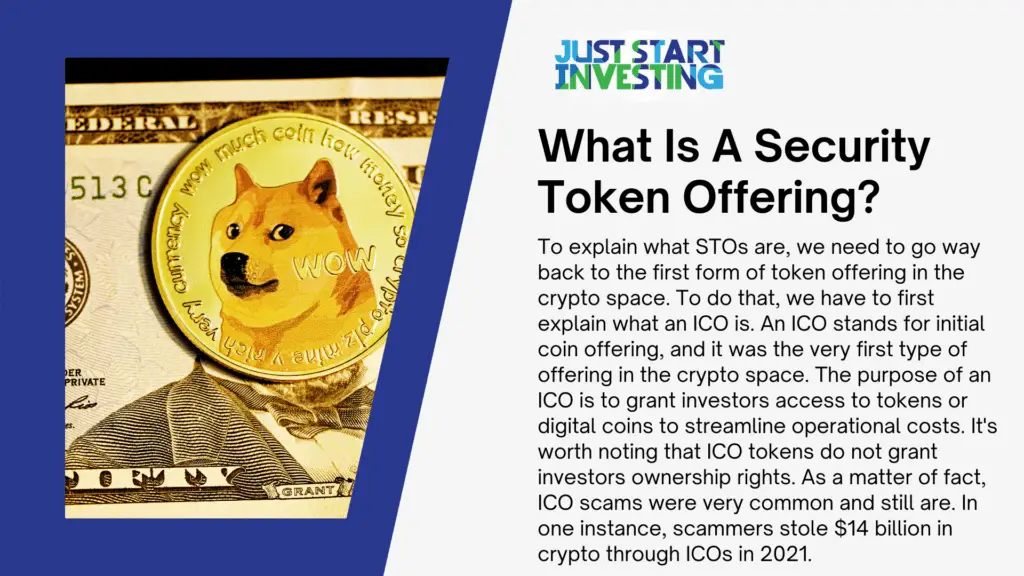 What Is A Security Token Offering sign