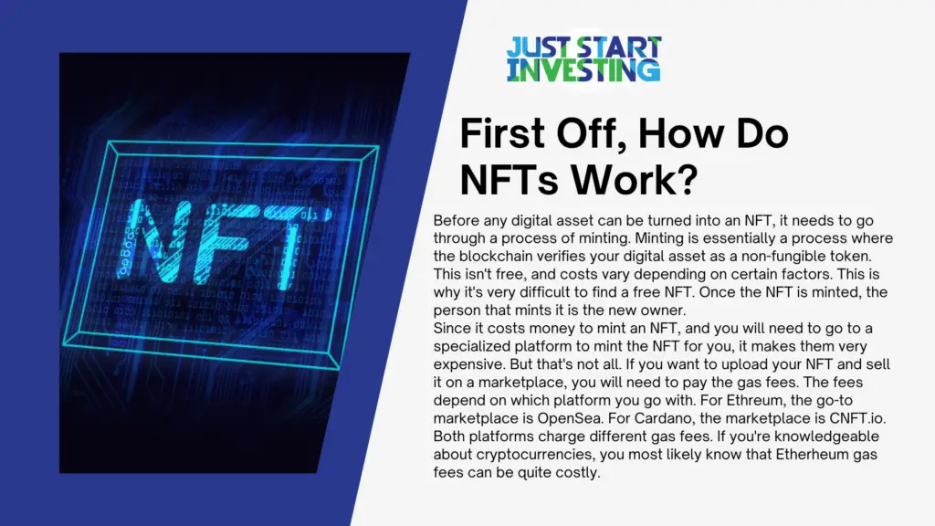 Where Can You Get A Free NFT? 1 How Do NFTs Work sign