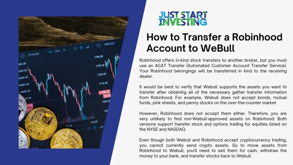 How to Transfer a Robinhood Account to WeBull