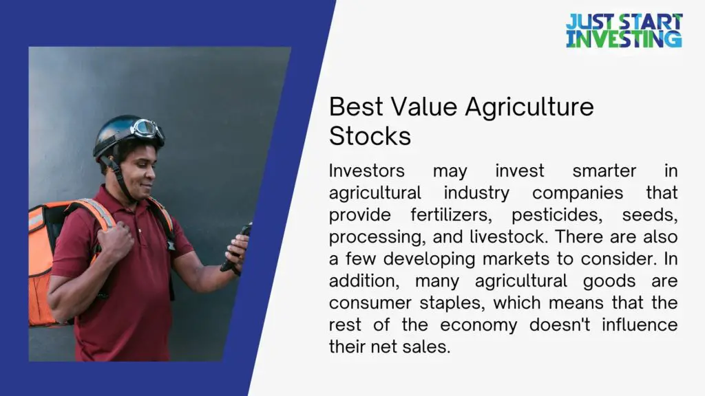 Best Agriculture Stocks for 2022 1 Best Value Agriculture Stocks