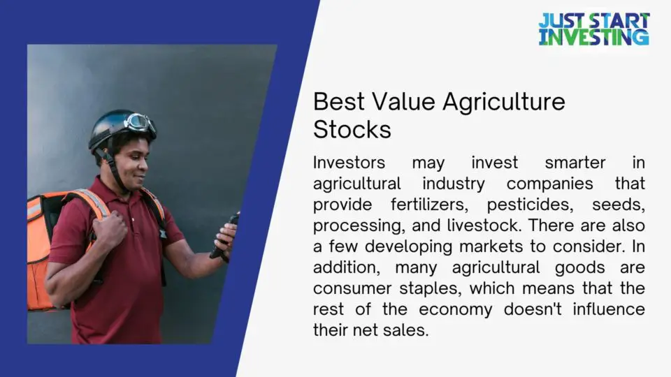 Best Agriculture Stocks for 2022 Just Start Investing