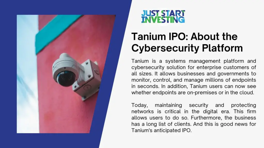 Tanium IPO Updates on Cybersecurity Stock Market