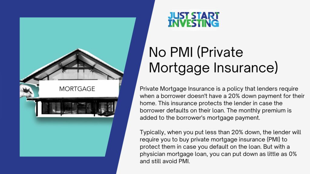 No PMI (Private Mortgage Insurance)