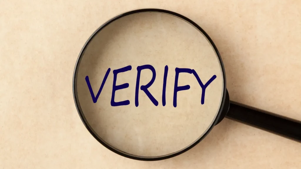 verify debt