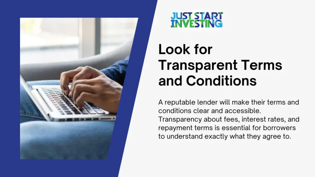 How to Spot a Reputable Online Lender in Today’s Crowded Market 1 Look for Transparent Terms and Conditions