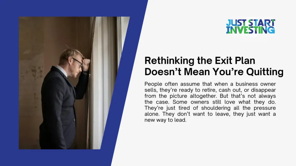 Why Smart Entrepreneurs Are Letting Go to Grow 1 rethinking the exit plan doesnt mean youre quitting