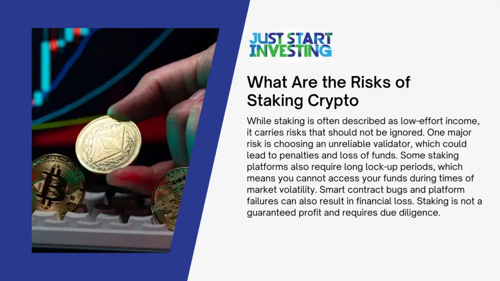 what are the risks of staking crypto