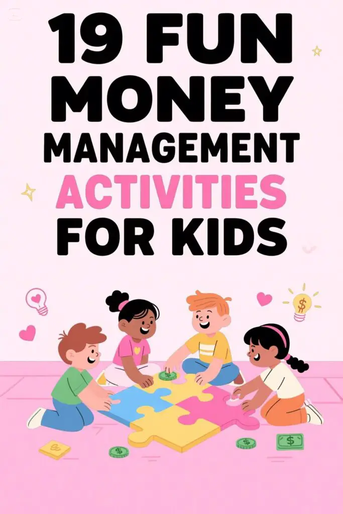 19 Fun Money Management Activities For Kids graphic