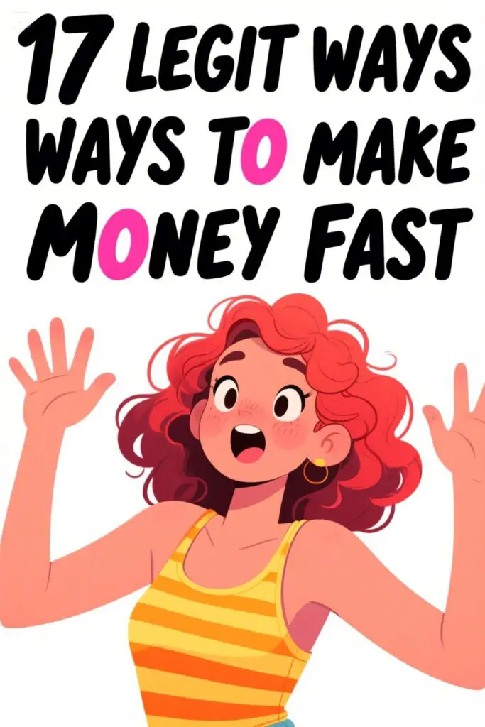 17 Legit Ways To Make Money Fast 1 17 Legit Ways To Make Money Fast Graphic