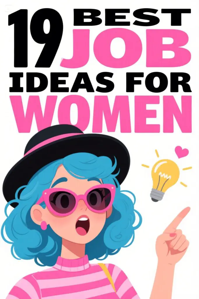 19 Best Job Ideas For Women Graphic