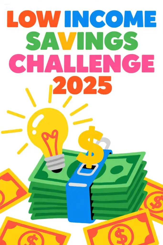 Low Income Savings Challenge 2025 Graphic