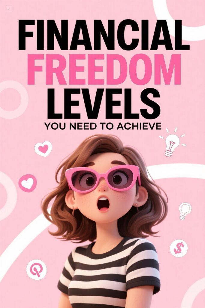 Financial Freedom Levels You Need To Achieve Graphic