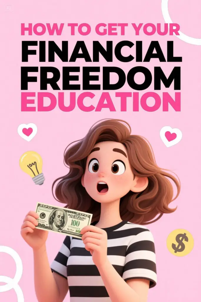 How To Get Your Financial Freedom Education 1 How To Get Your Financial Freedom Education Graphic