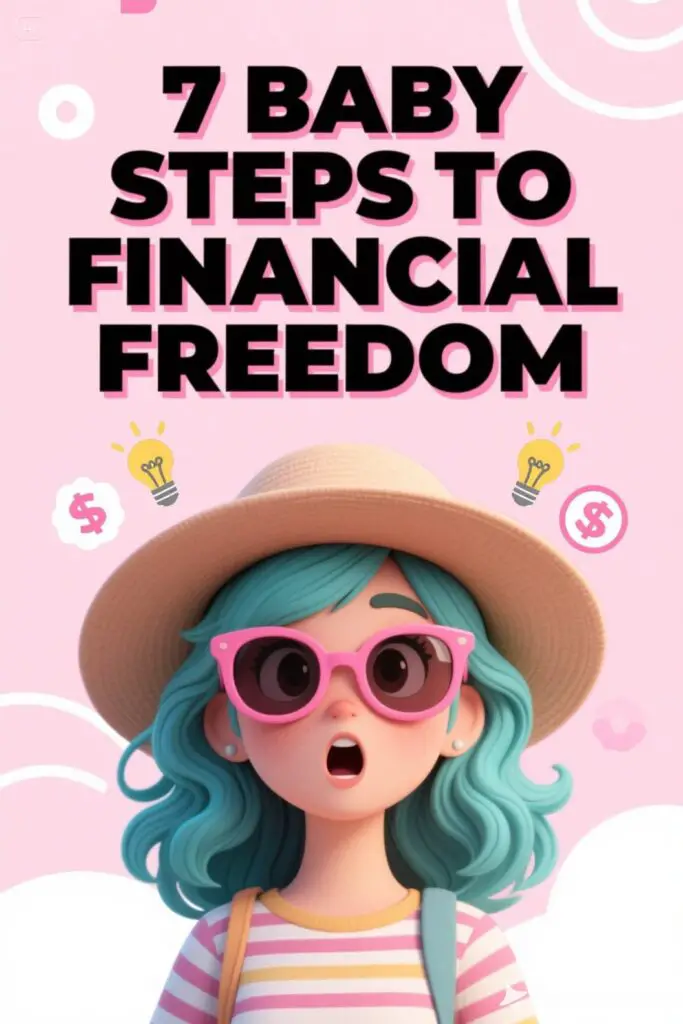 7 Baby Steps To Financial Freedom Graphic