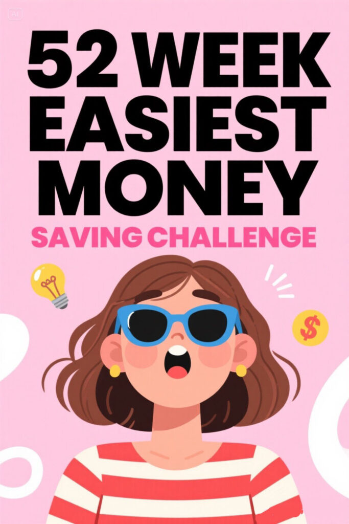 52 Week Easiest Money Saving Challenge  Graphic