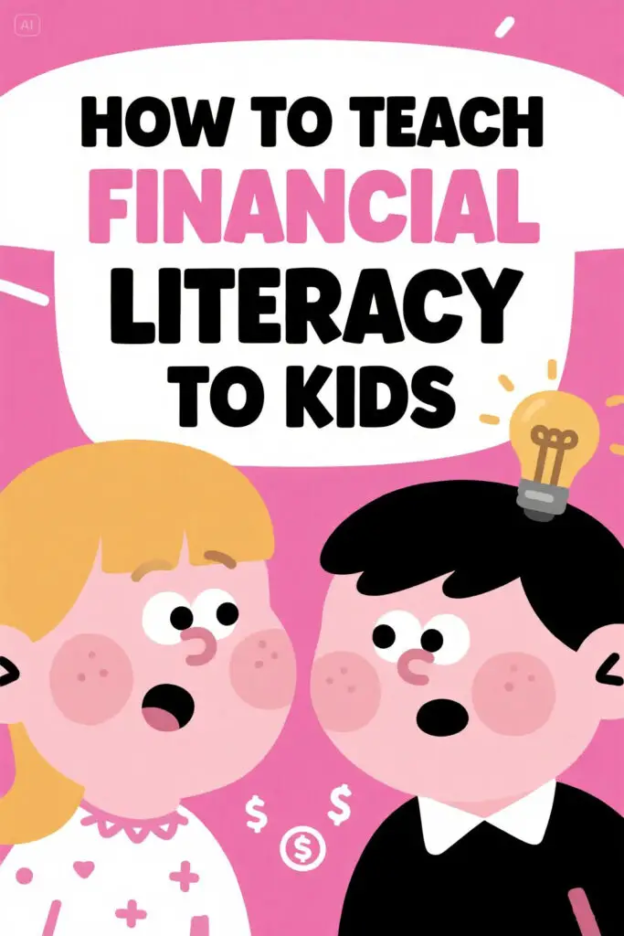 How To Teach Financial Literacy To Kids 1 How To Teach Financial Literacy To Kids Graphic