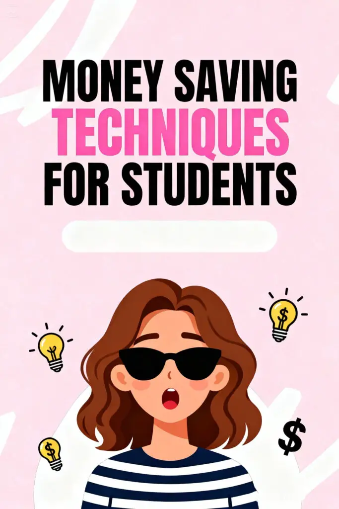Money Saving Techniques For Students 1 Money Saving Techniques For Students Graphic