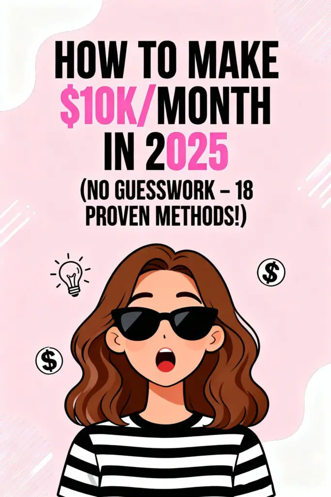 How to Make $10K/Month in 2025 (No Guesswork – 18 Proven Methods!)