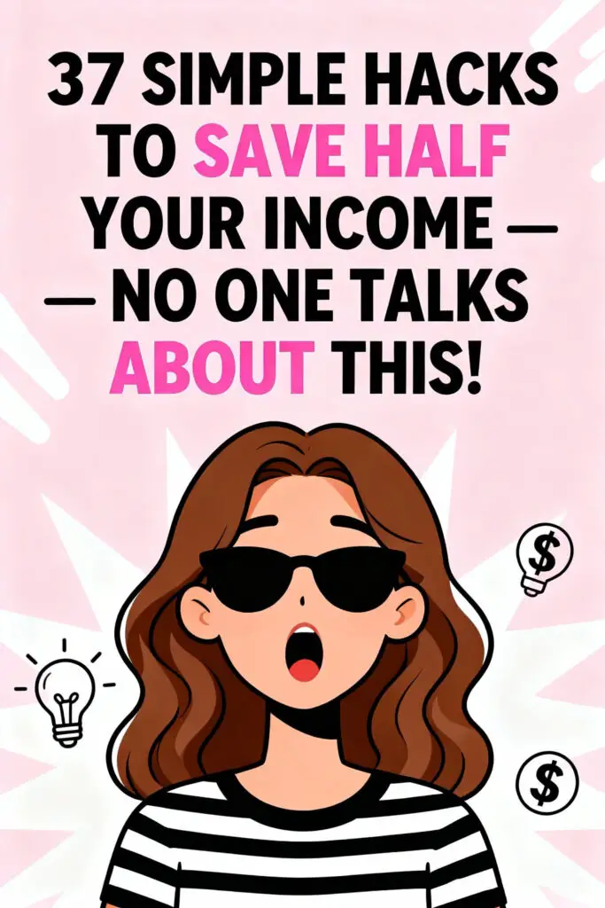 37 Simple Hacks to Save Half Your Income — No One Talks About This!
