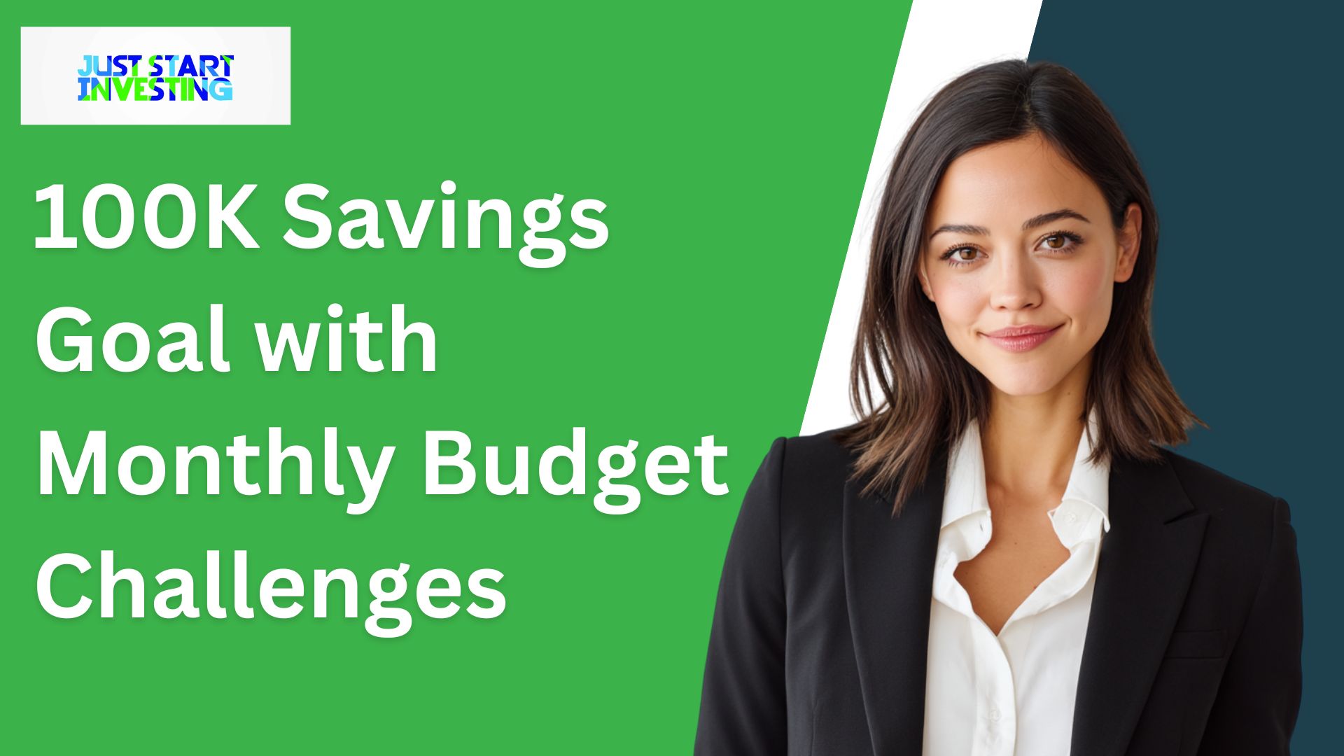 100K Savings Goal with Monthly Budget Challenges - Just Start Investing