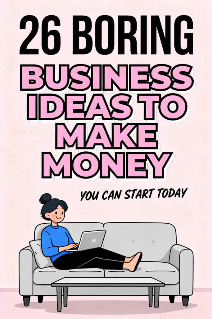 26 Boring Business Ideas to Make Money You Can Start Today