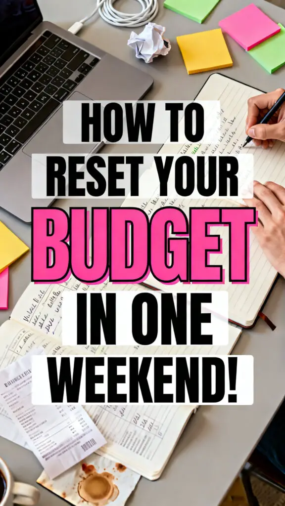 How To Reset Your Budget In One Weekend