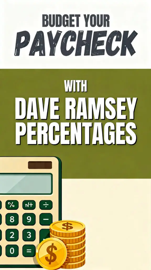 Budget Your Paycheck With Dave Ramsey Budgeting Percentages 1 Budget Your Paycheck With Dave Ramsey Budgeting Percentages