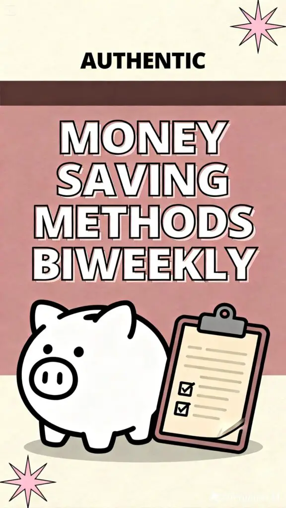 Authentic Money Saving Methods Biweekly