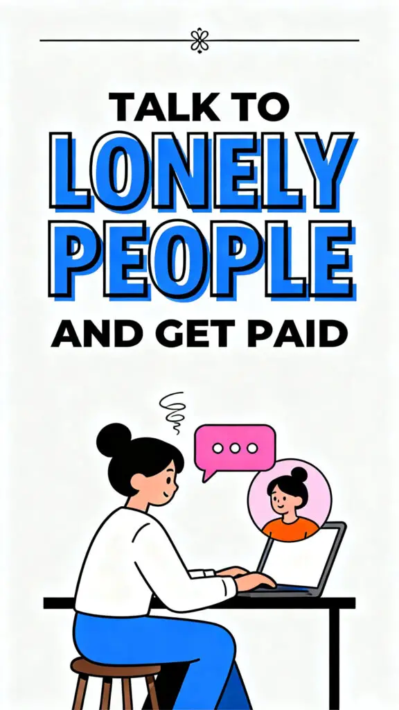 Talk To Lonely People And Get Paid