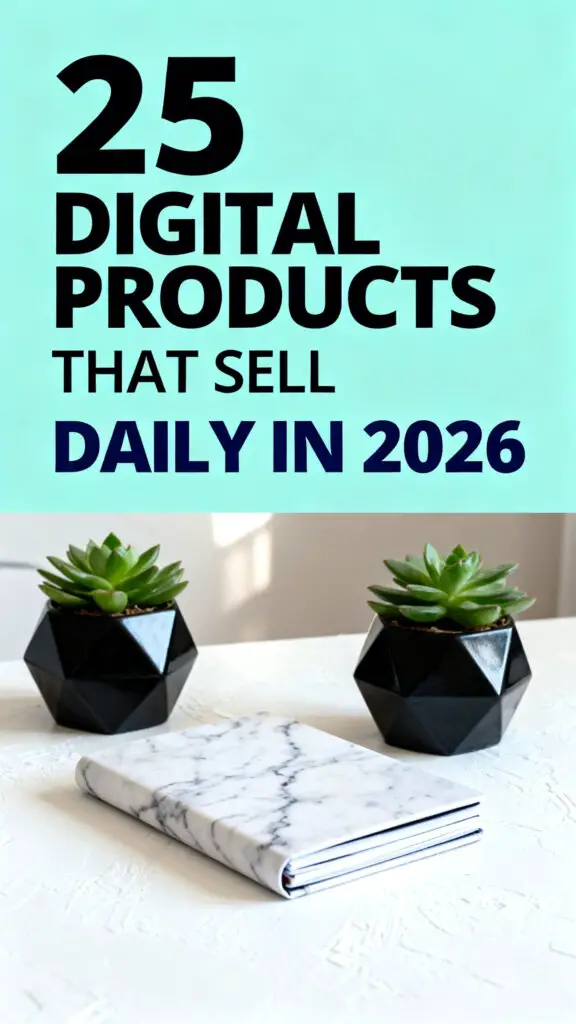 25 Digital Products That Sell Daily in 2026