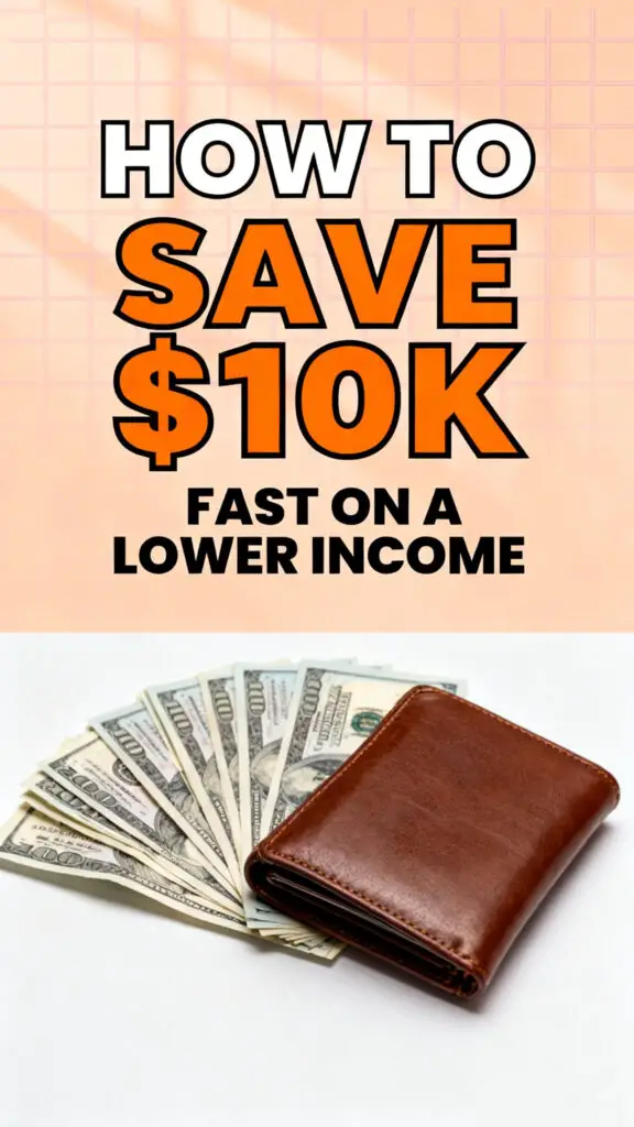 How to Save $10K Fast on a Lower Income 1 How to Save $10K Fast on a Lower Income