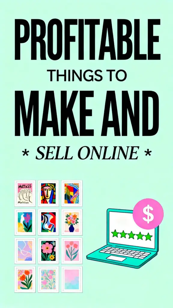 Profitable Things To Make And Sell Online
